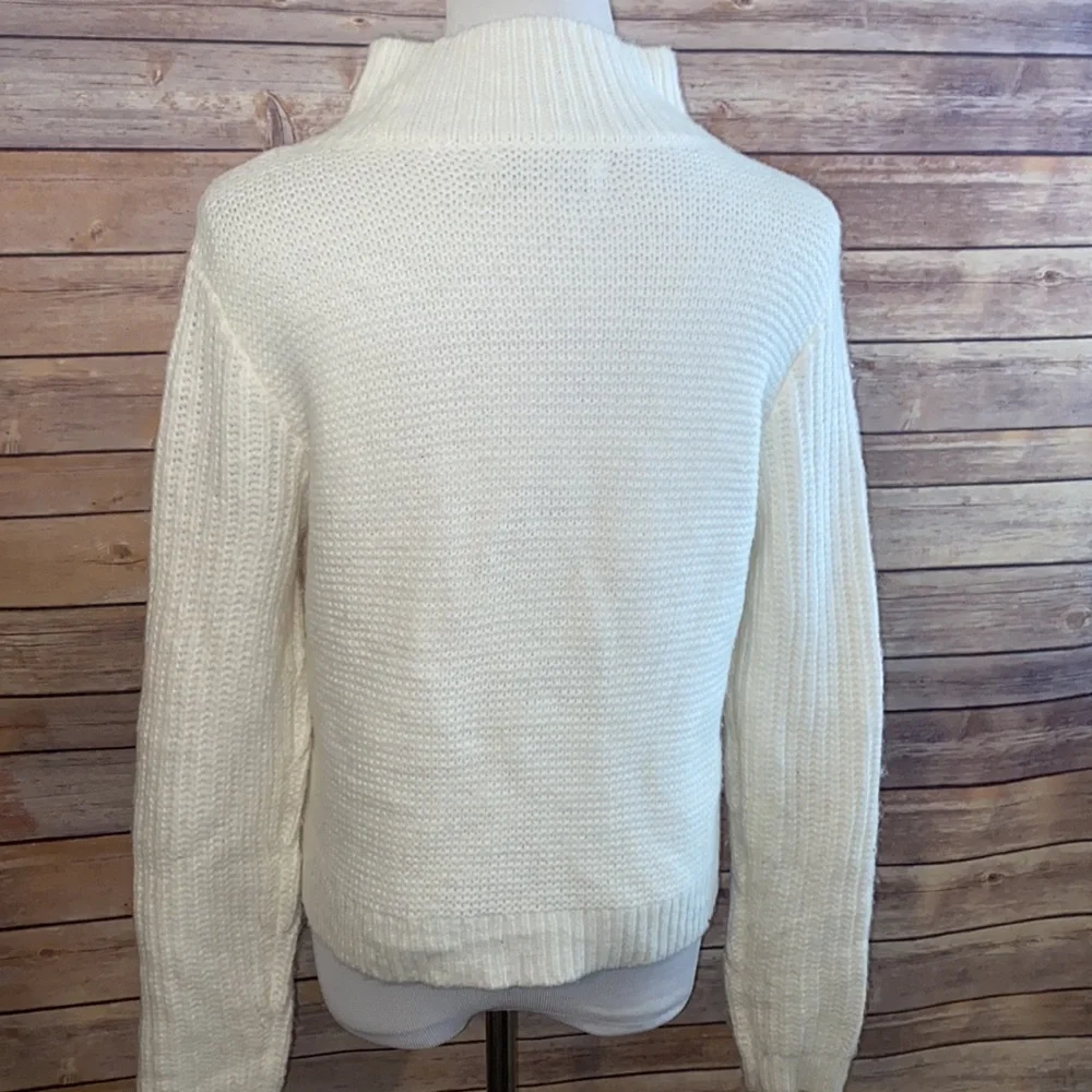 🎈Sale🎈Loft Cable Knit Turtleneck Sweater Size Small - Picture 4 of 5